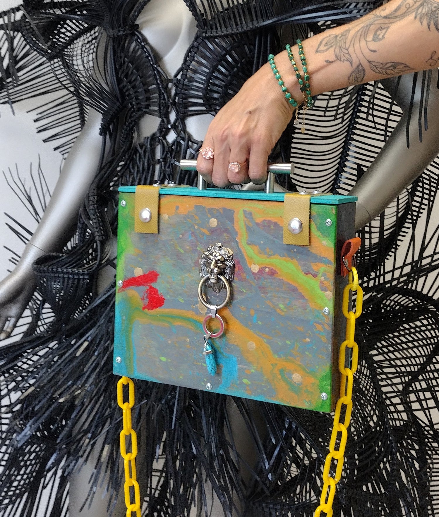 Wooden Handbags Large