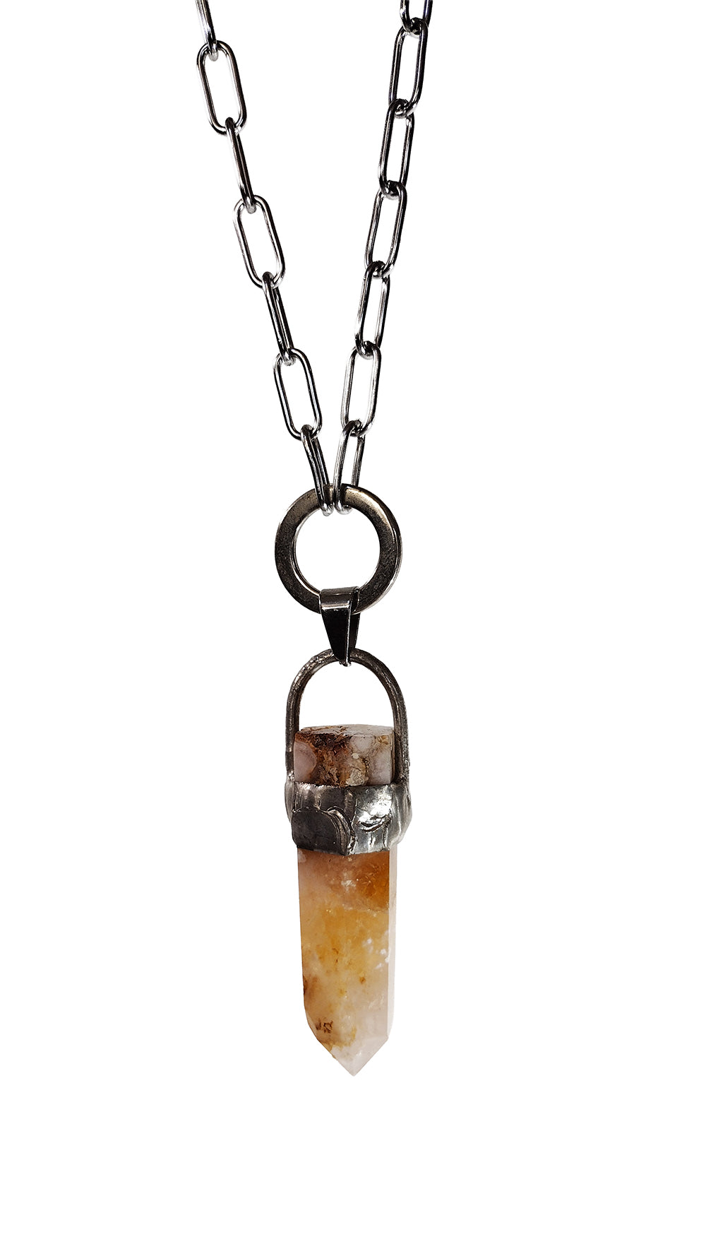 Agate Crystal Necklace