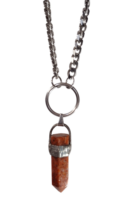 Sunstone Crystal Necklace
