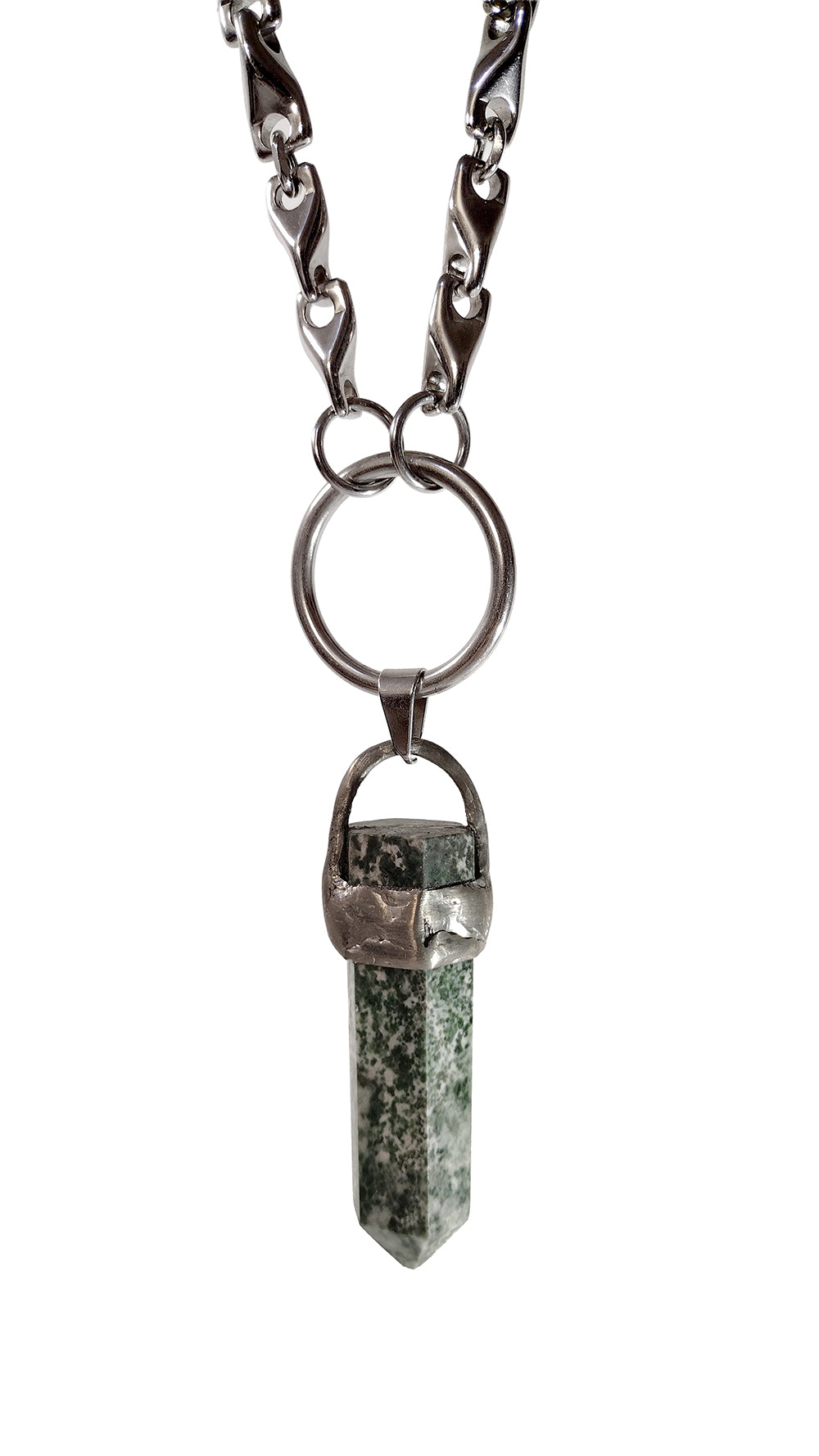 Tree Agate Crystal Necklace