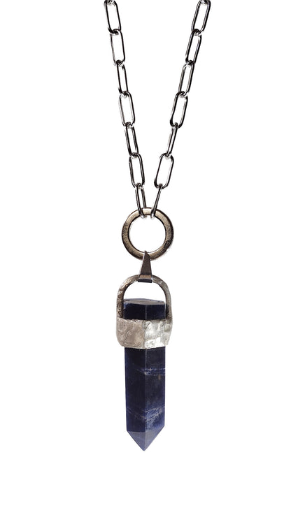 Sodalite Crystal Necklace