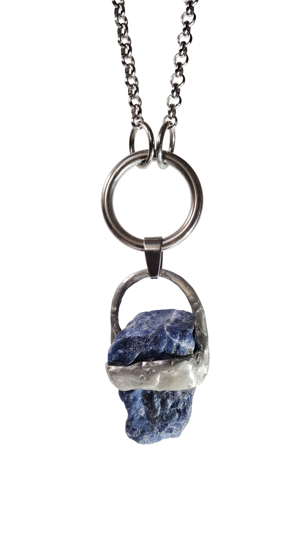 Sodalite Crystal Necklace