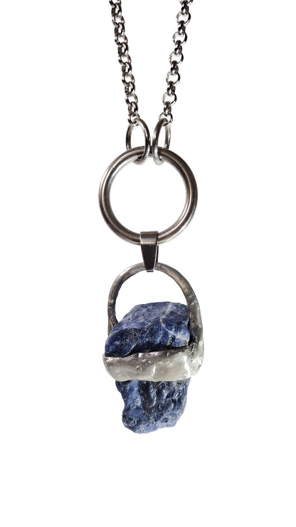 Sodalite Crystal Necklace