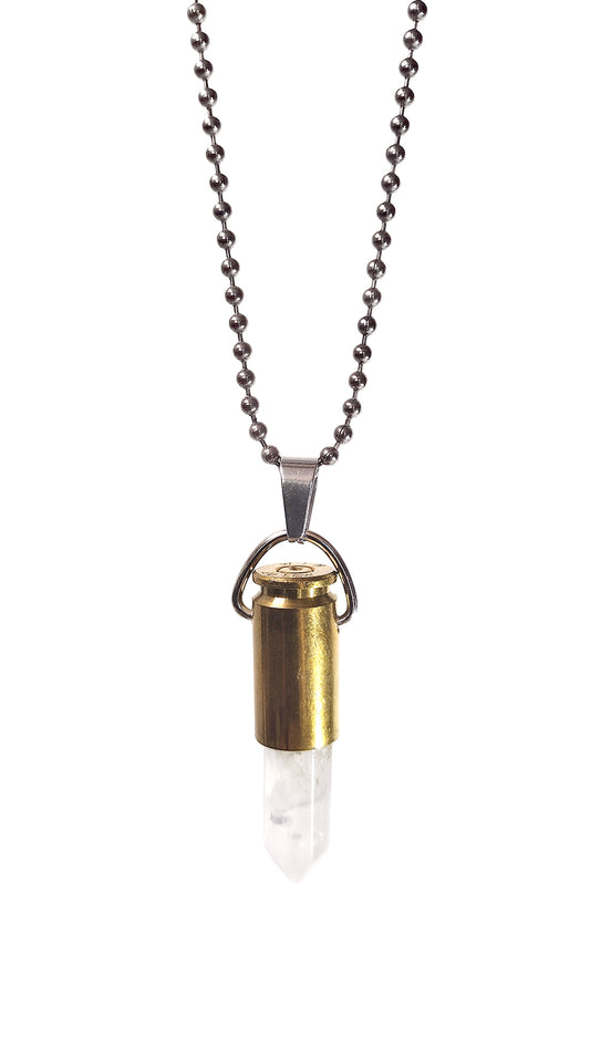 Love Bullet with Clear Quartz Crystal