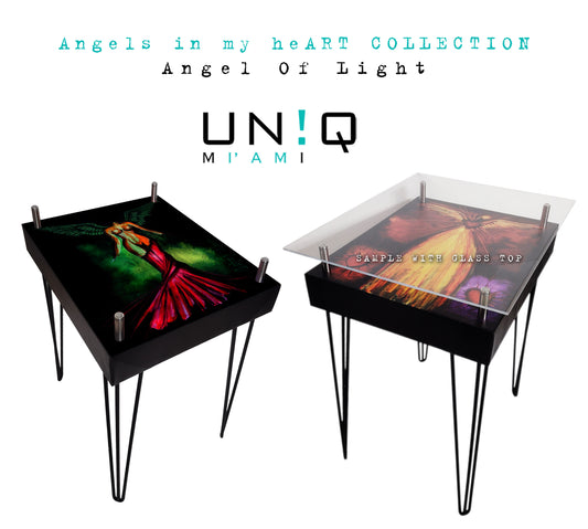Angels in my heART Coffee Table - Artistic Statement Piece