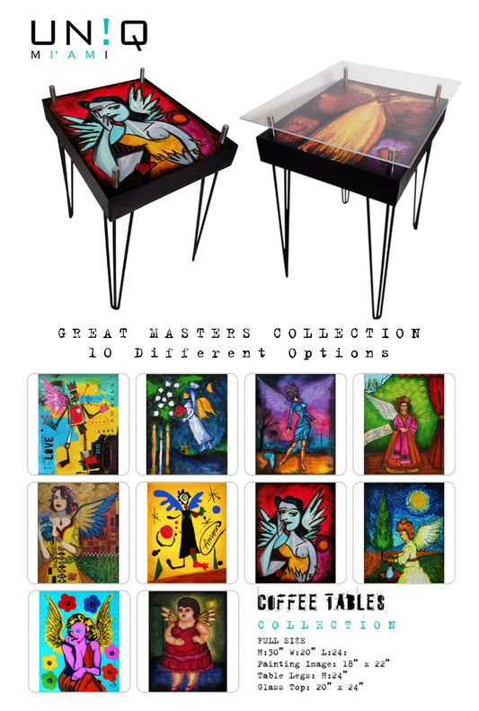 Great Masters Coffee Table - Artistic Statement Piece