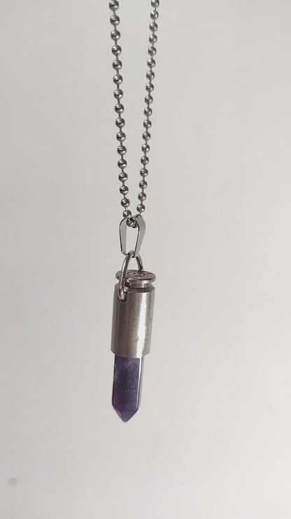 Love Bullet with Amethyst Crystal