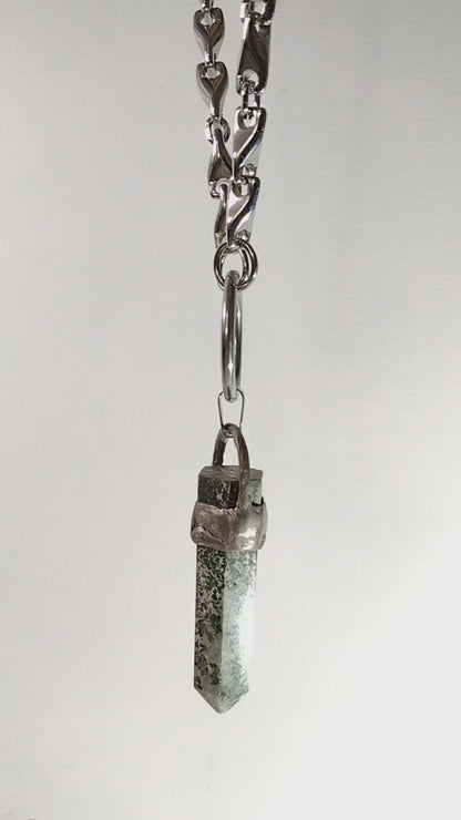 Tree Agate Crystal Necklace