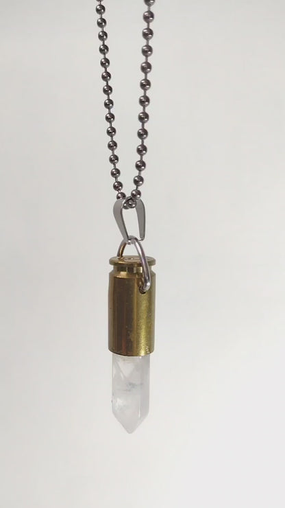 Love Bullet with Clear Quartz Crystal