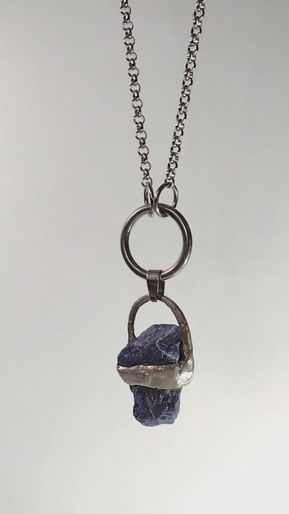 Sodalite Crystal Necklace