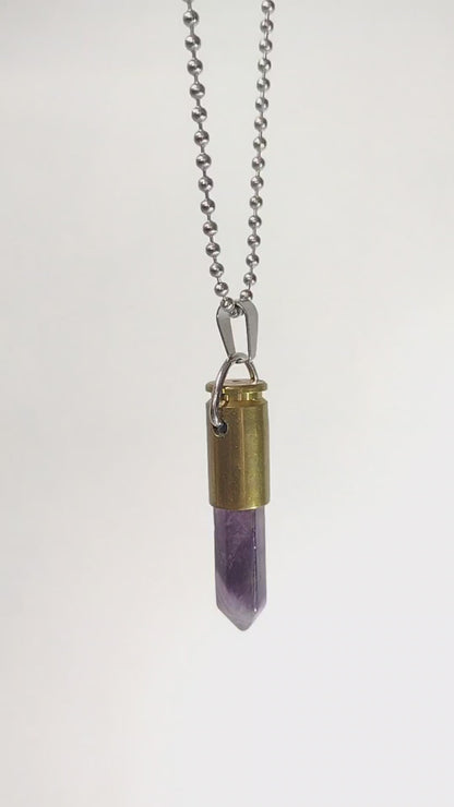 Love Bullet with Amethyst Crystal