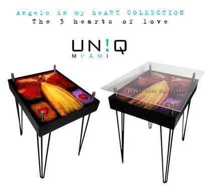 Angels in my heART Coffee Table - Artistic Statement Piece